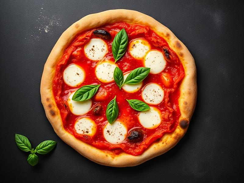 Pizza Margherita cu mozzarella